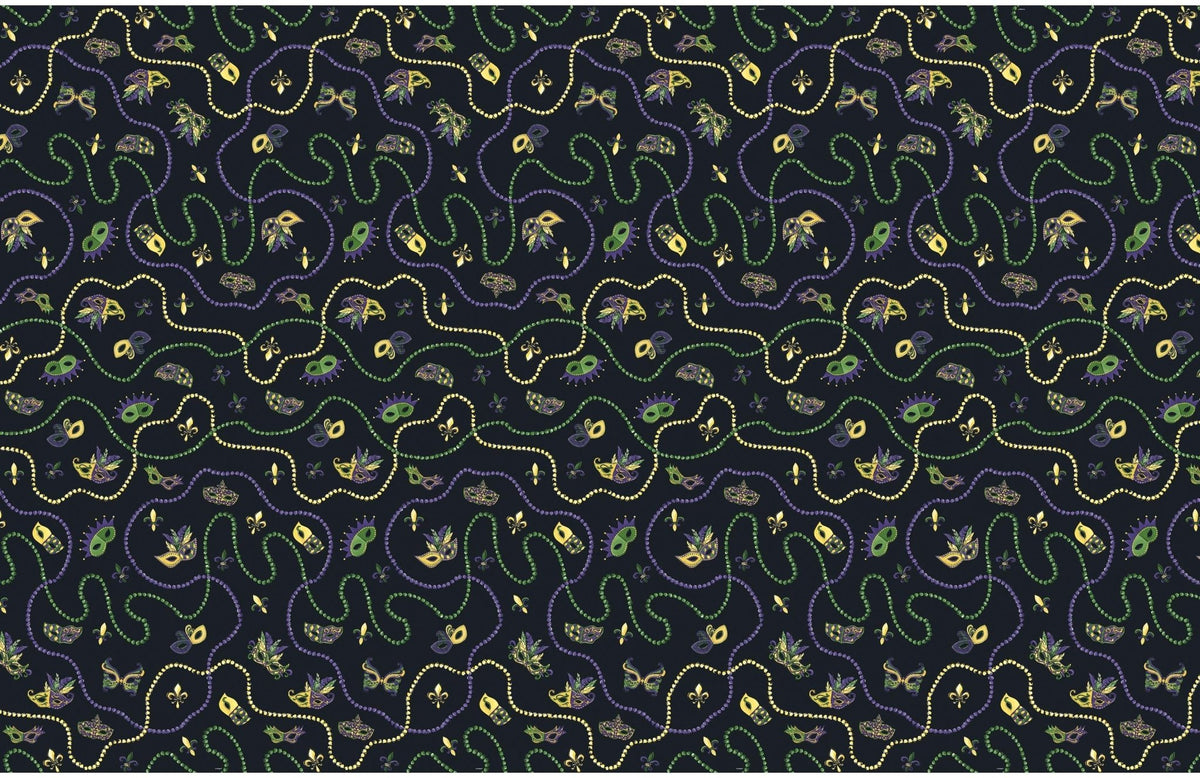 Mardi Gras Table Cover - Stesha Party