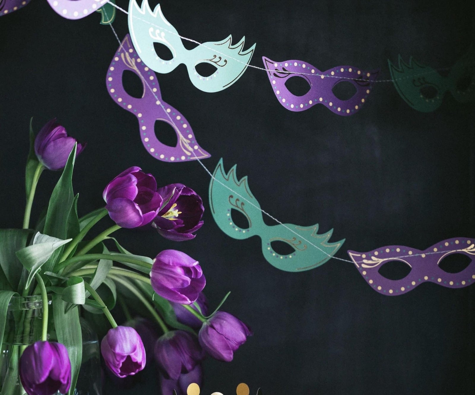 Masquerade Mask Banner - Stesha Party