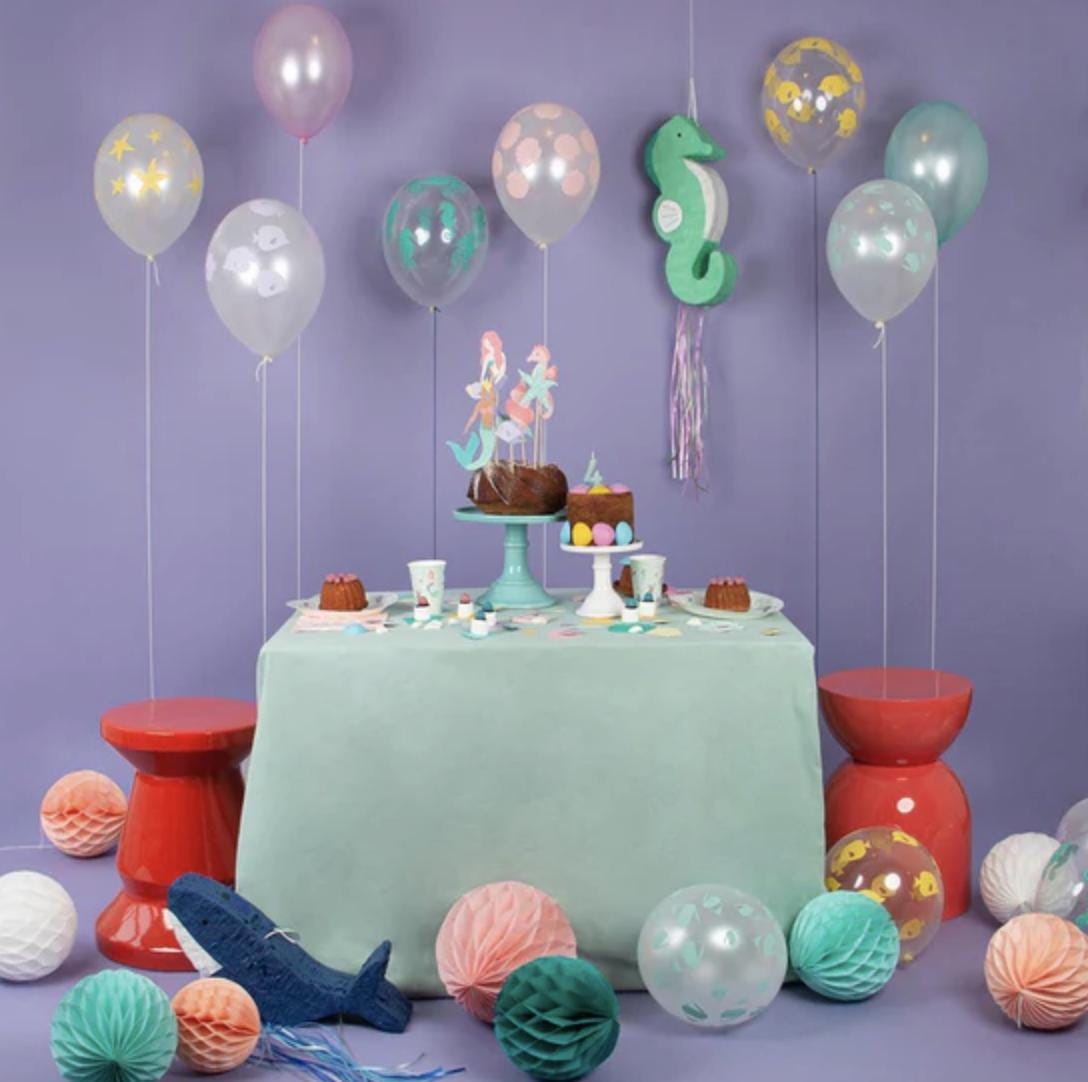 Mermaid Balloon Bouquet 5ct - Stesha Party