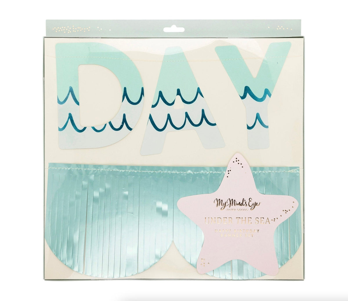 Mermaid Birthday Banner Set - Stesha Party