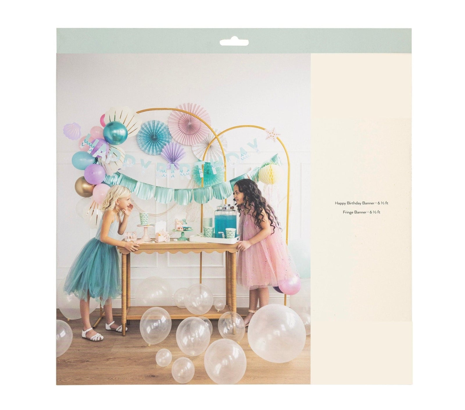 Mermaid Birthday Banner Set - Stesha Party