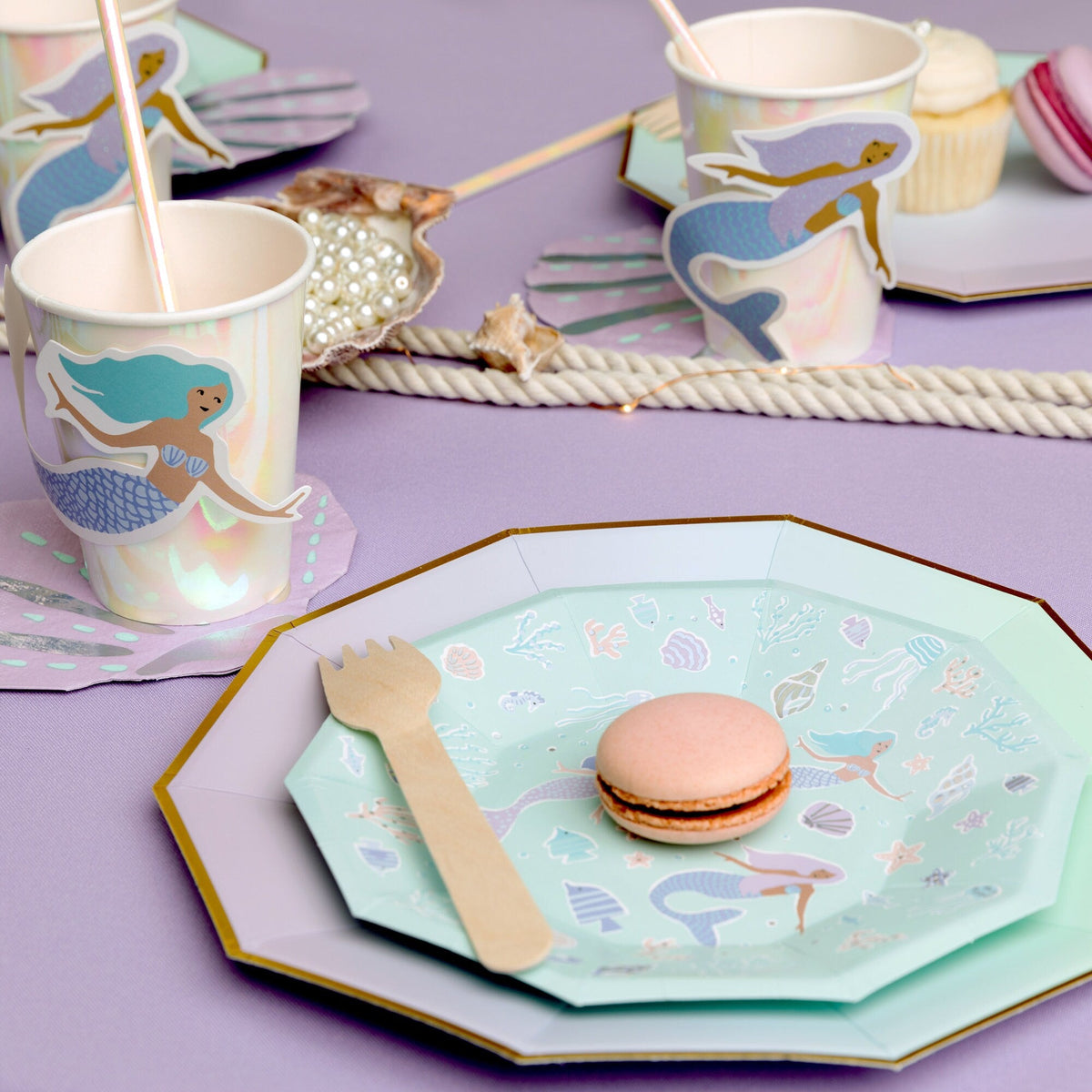 Mermaid Party Cups - Stesha Party