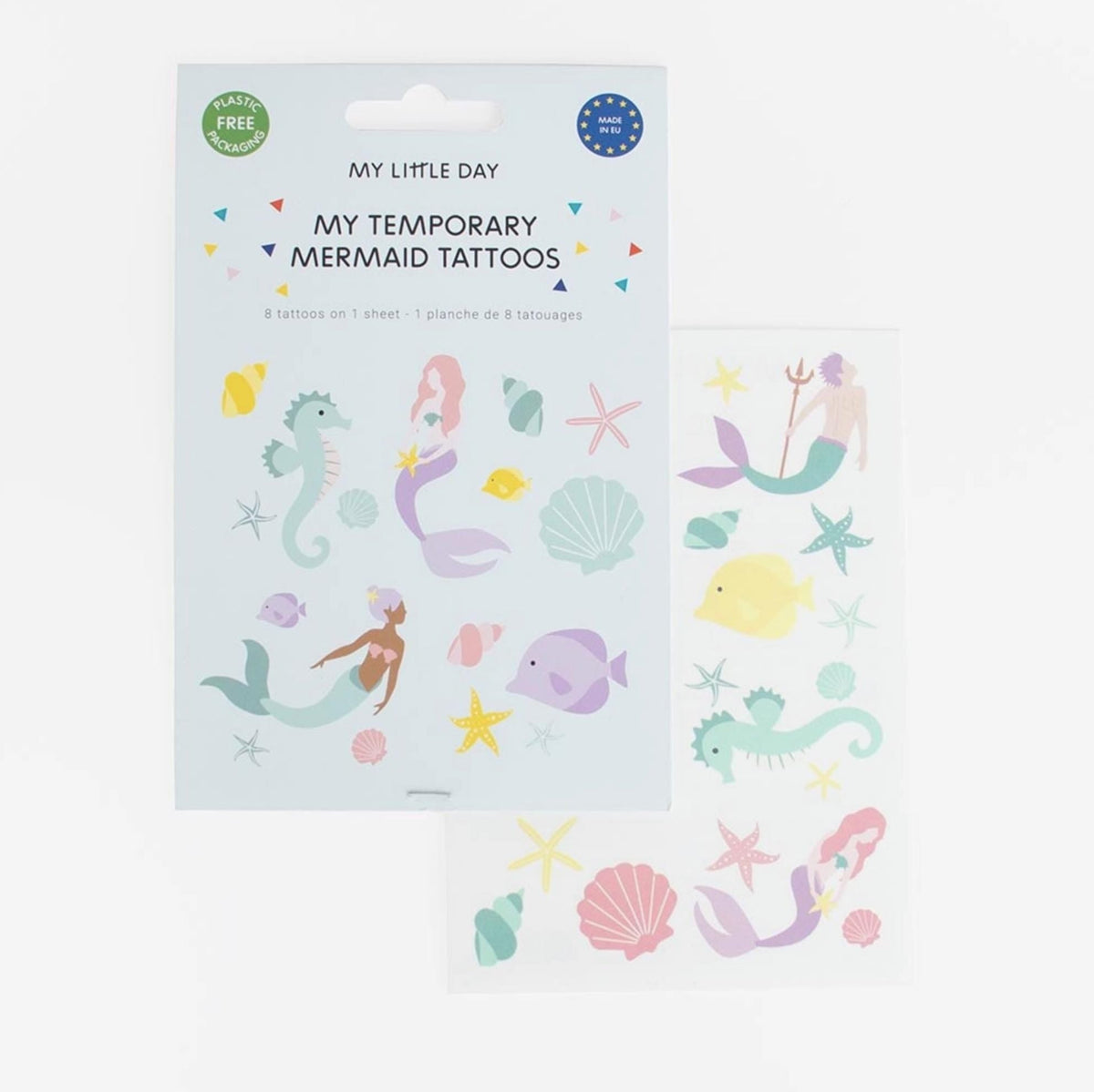 Mermaid Temporary Tattoos - Stesha Party
