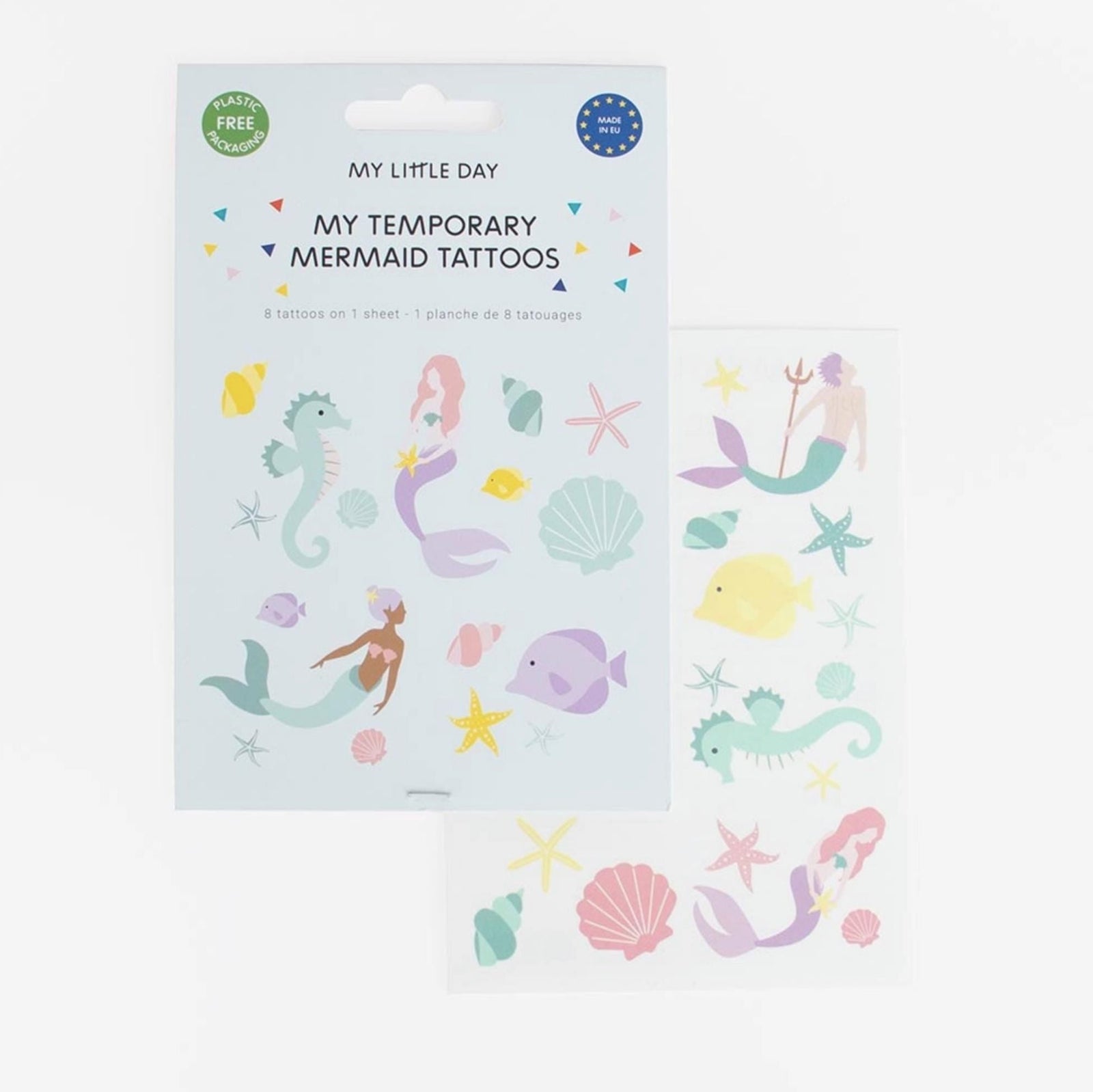 Mermaid Temporary Tattoos - Stesha Party