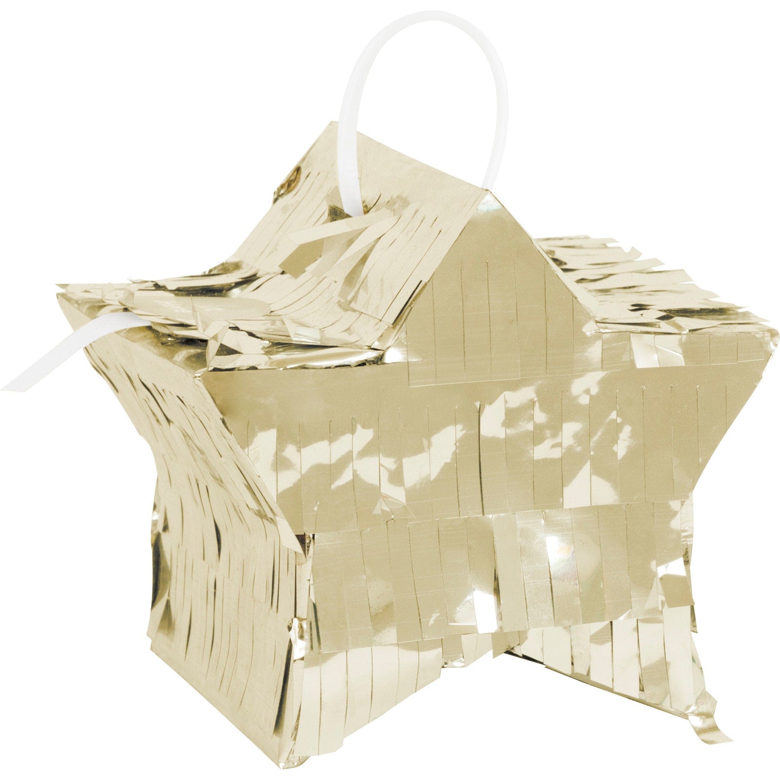 Mini Black, Gold & Silver Star Piñatas - Stesha Party