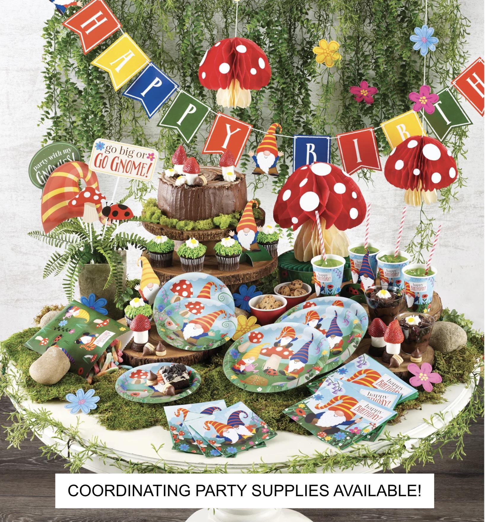 Mushroom Party Plates - Stesha Party