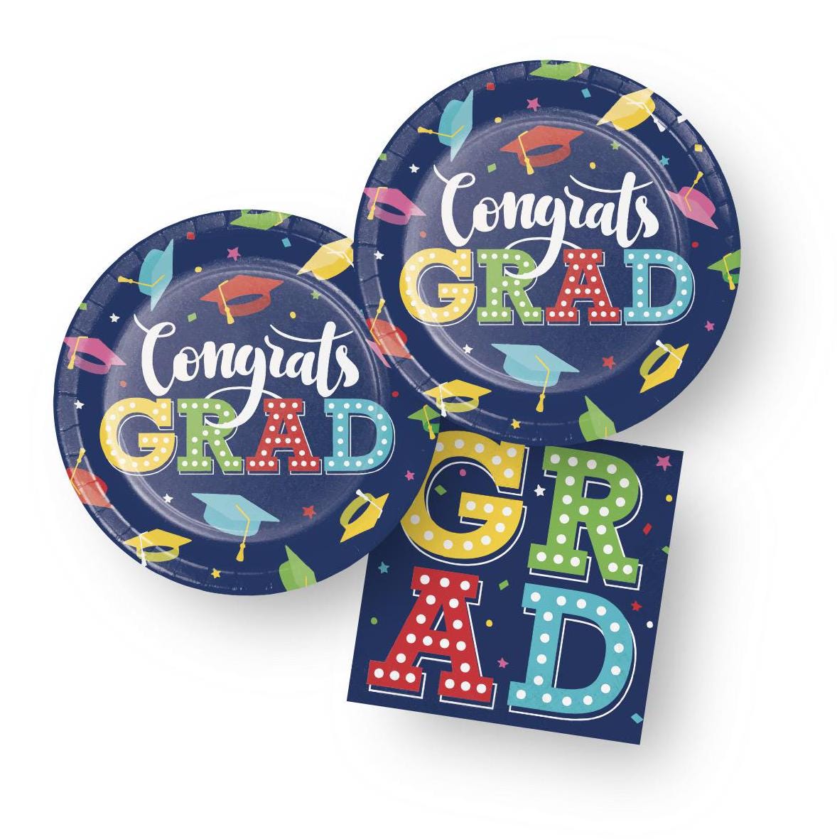 Navy Blue Grad Party Pack - Stesha Party