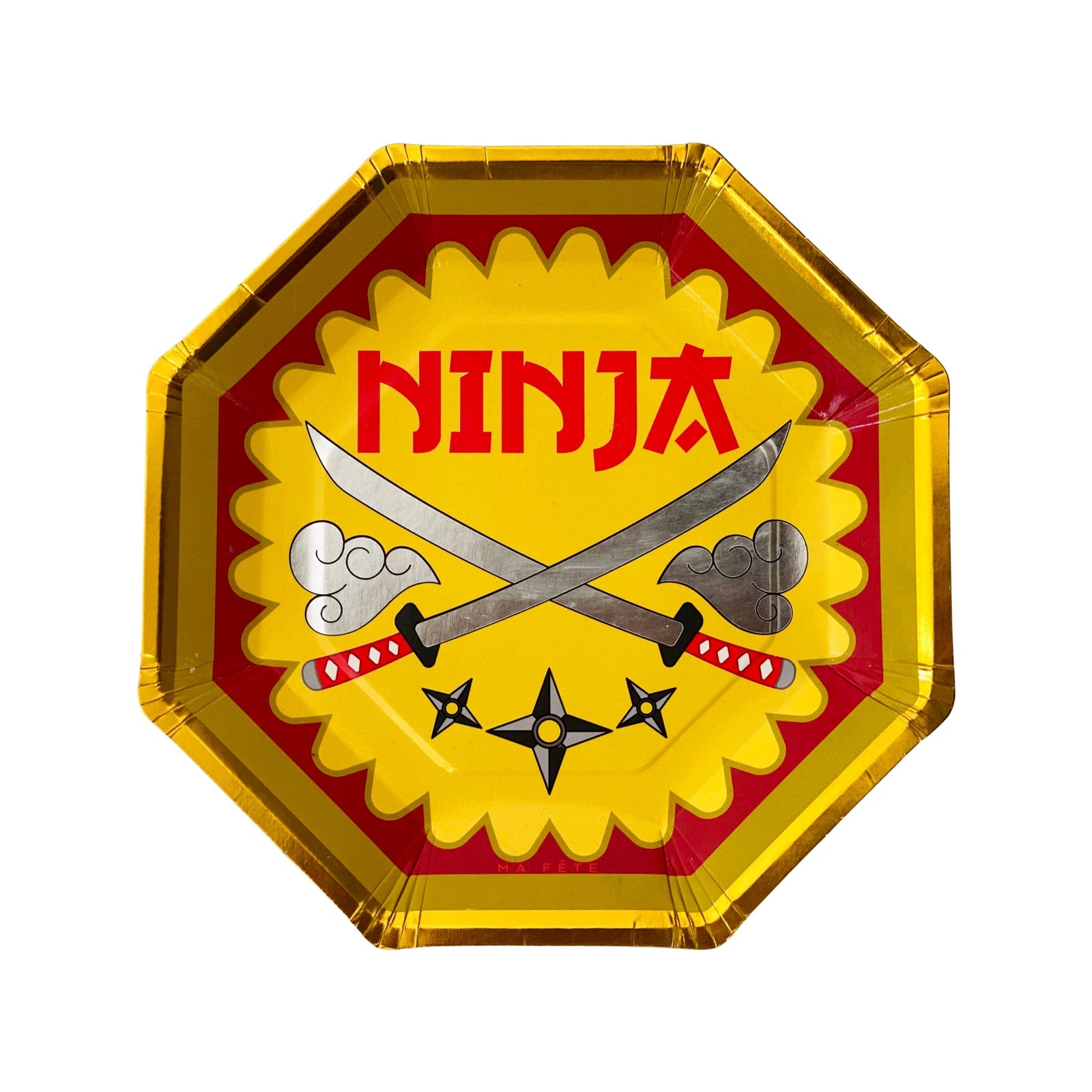 Ninja Birthday Plates - Stesha Party