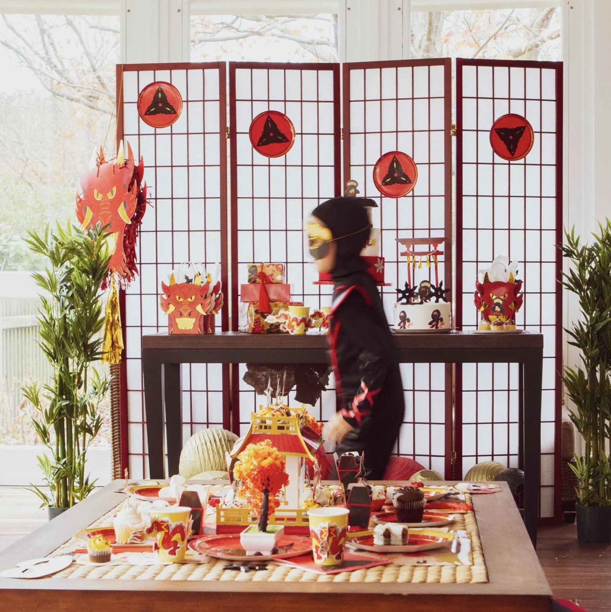 Ninja Birthday Plates - Stesha Party