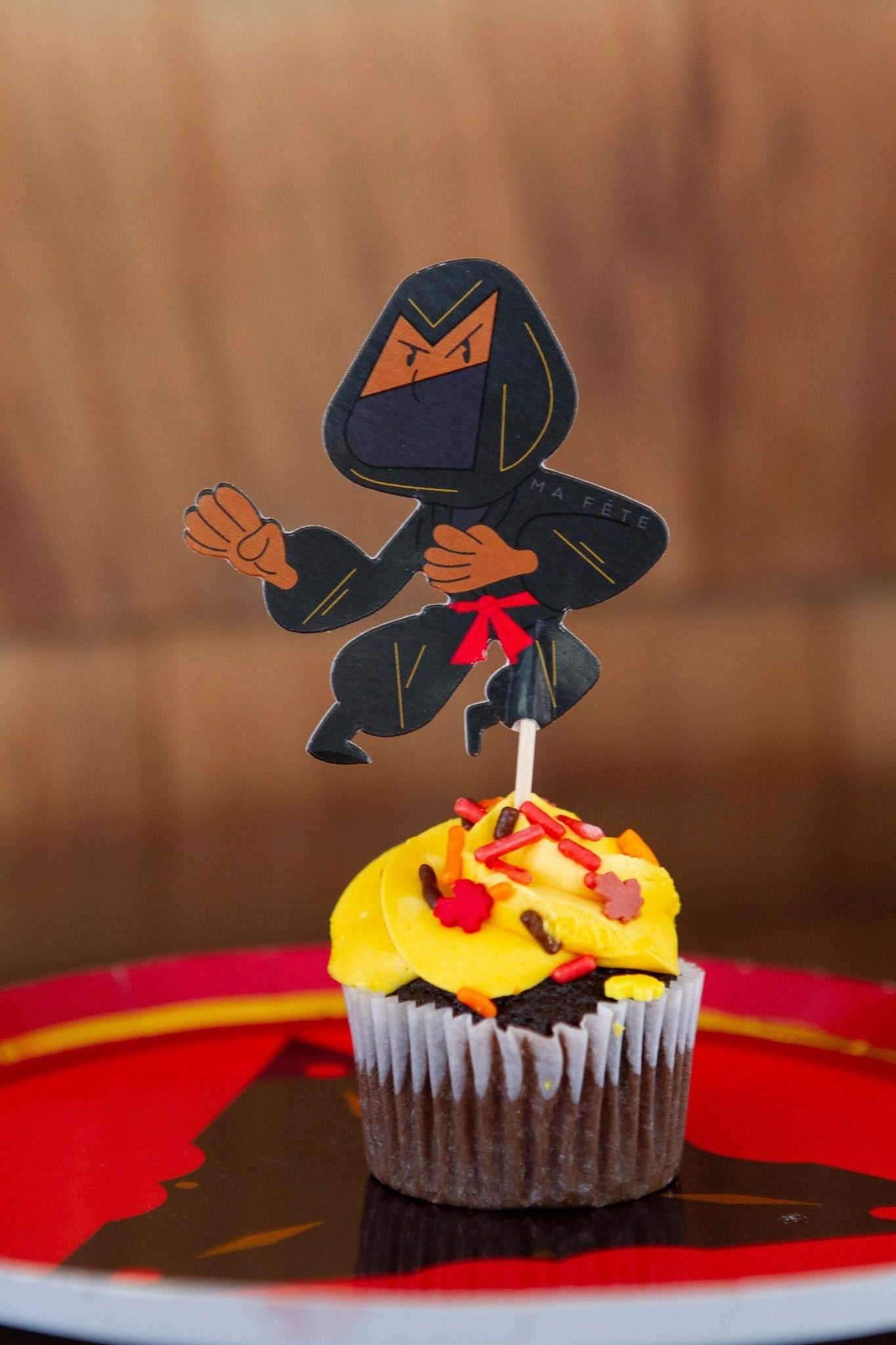 Ninja Cupcake Picks & Liners 16ct - Stesha Party