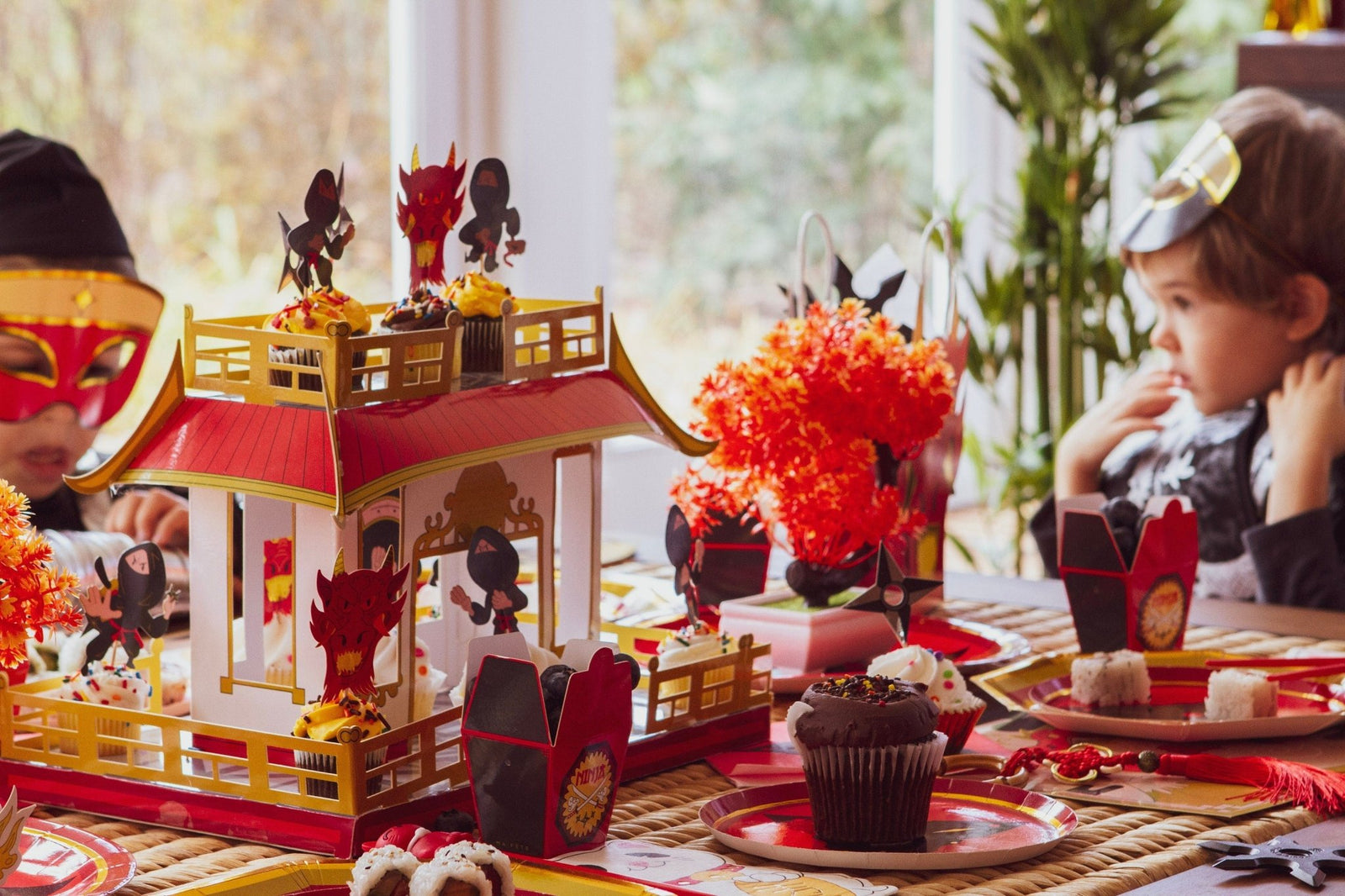 Ninja Cupcake Stand - Stesha Party