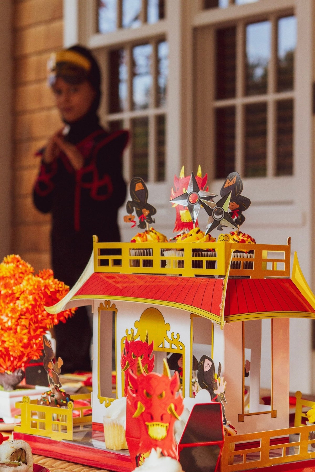 Ninja Cupcake Stand - Stesha Party