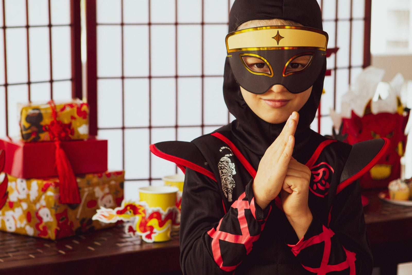 Ninja Party Masks 8ct - Stesha Party