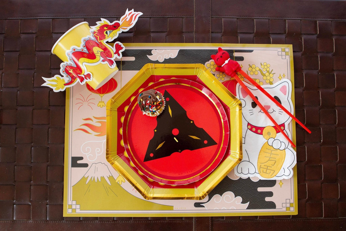 Ninja Star Cake Plates - Stesha Party