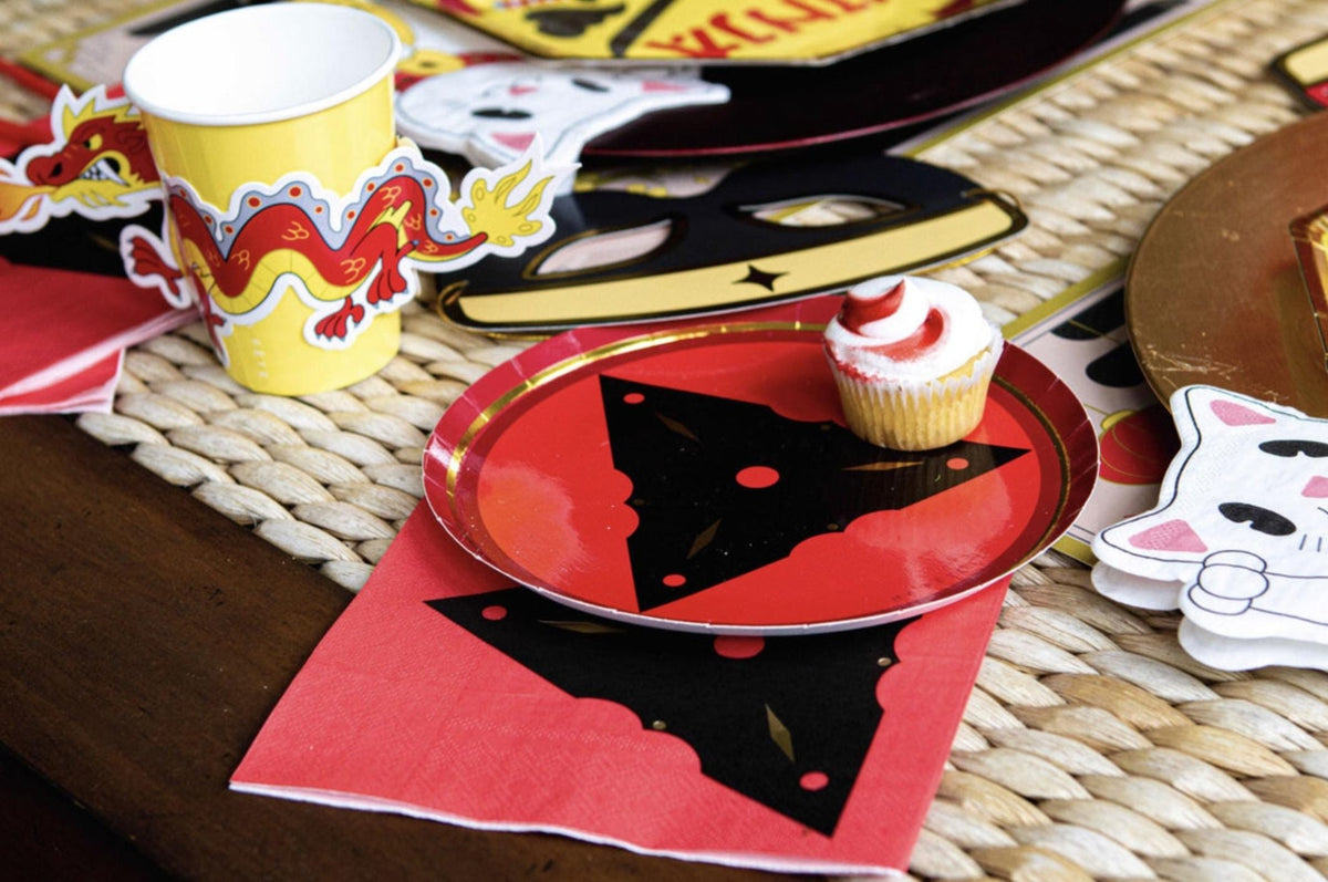 Ninja Star Cake Plates - Stesha Party