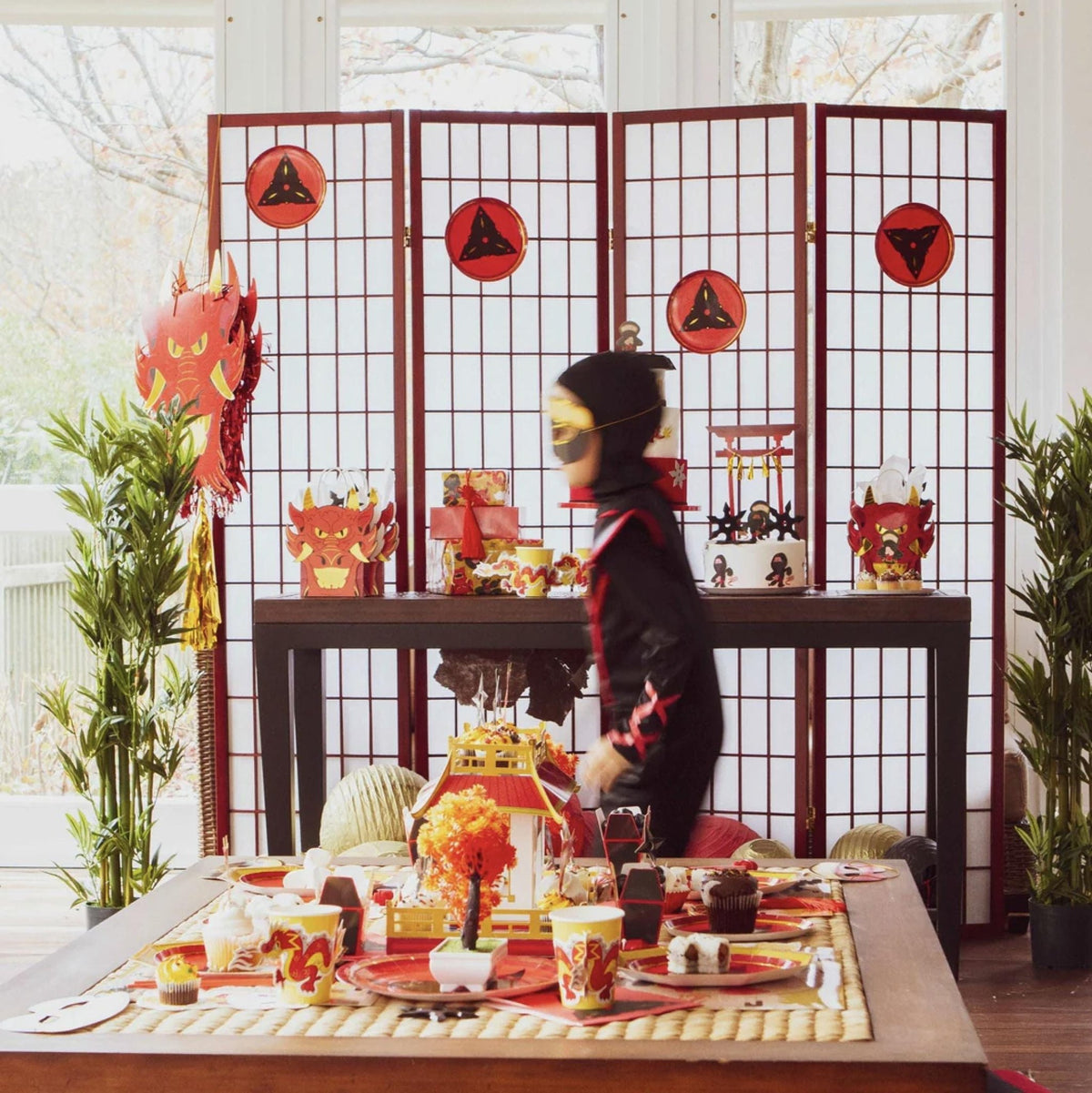 Ninja Star Napkins - Stesha Party