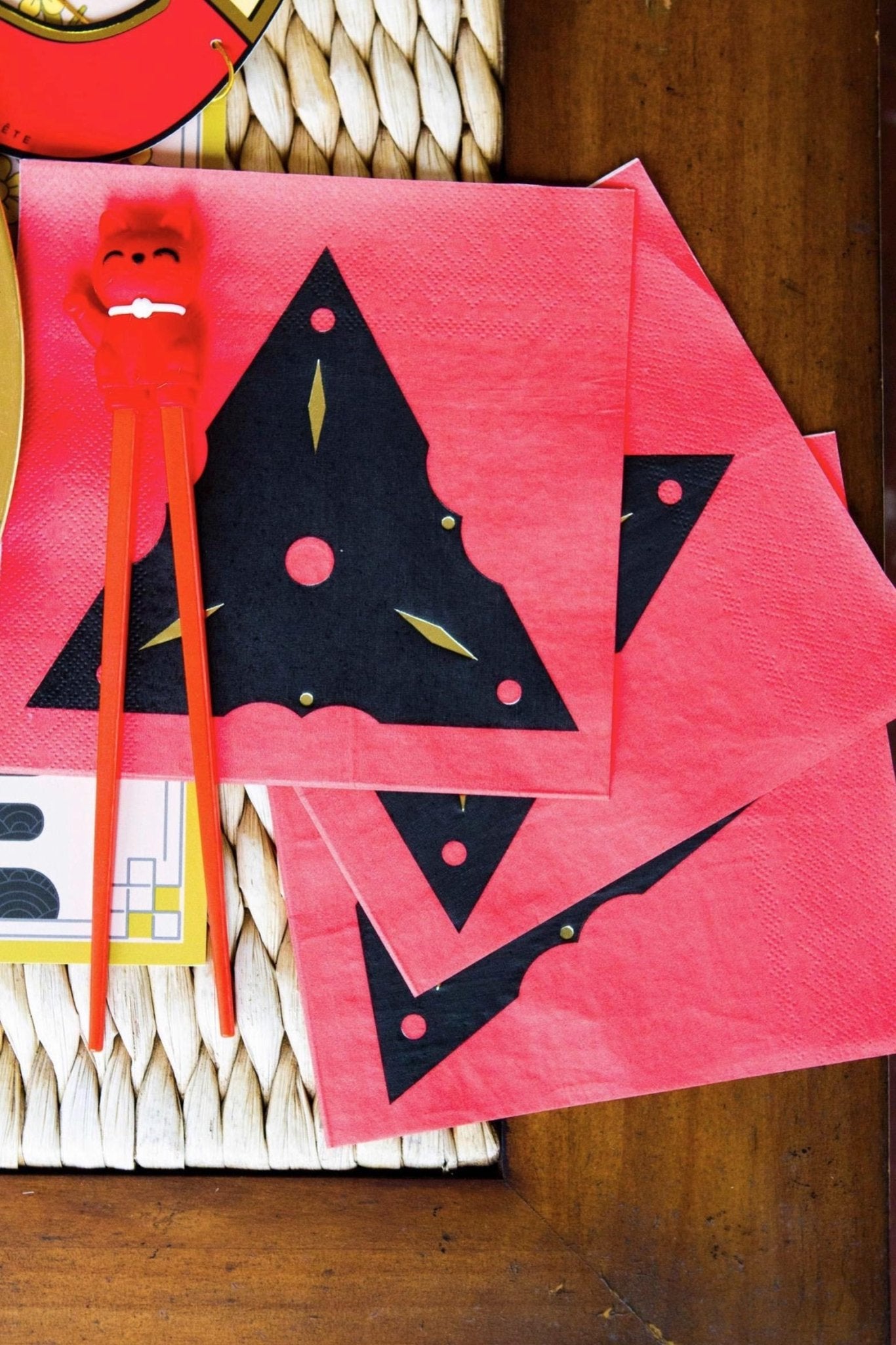 Ninja Star Napkins - Stesha Party