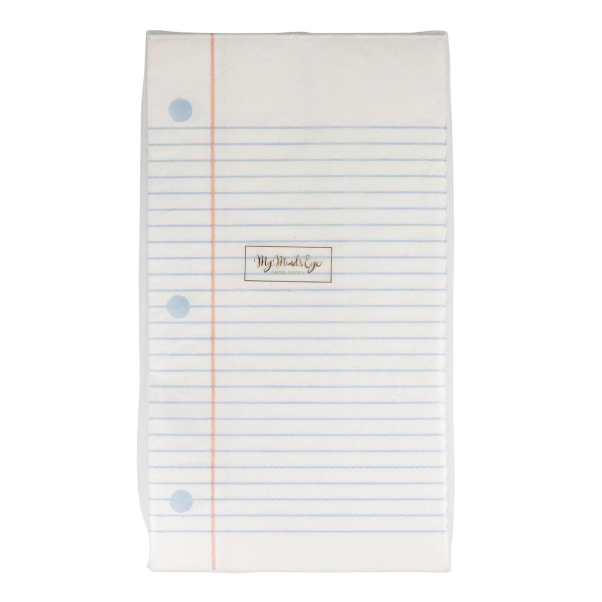 Notebook Paper Dinner Napkins 24ct - Stesha Party