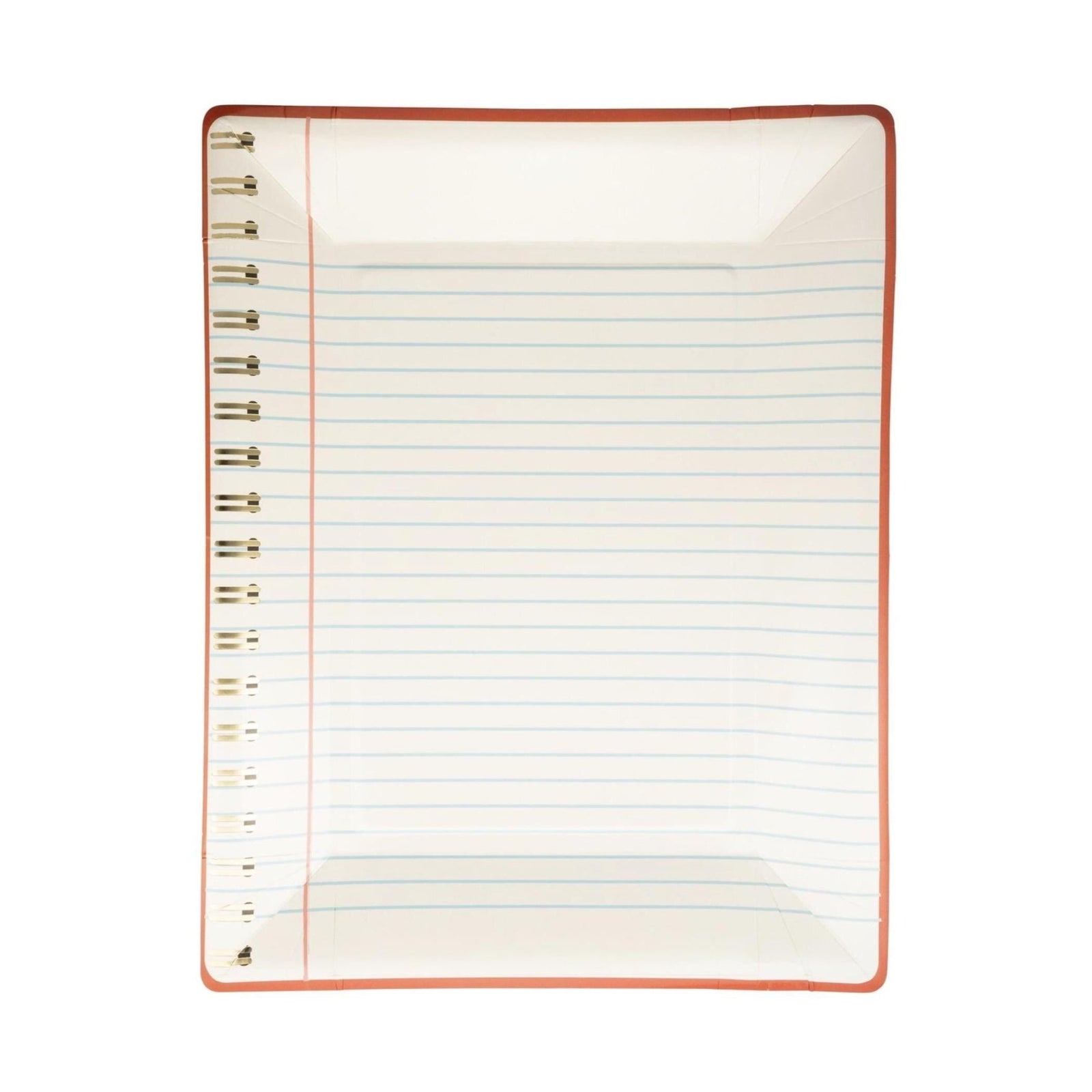 Notebook Paper Plates 8ct - Stesha Party
