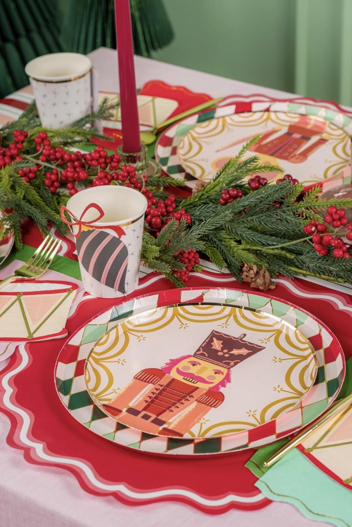 Nutcracker Drum Napkins 16ct - Stesha Party