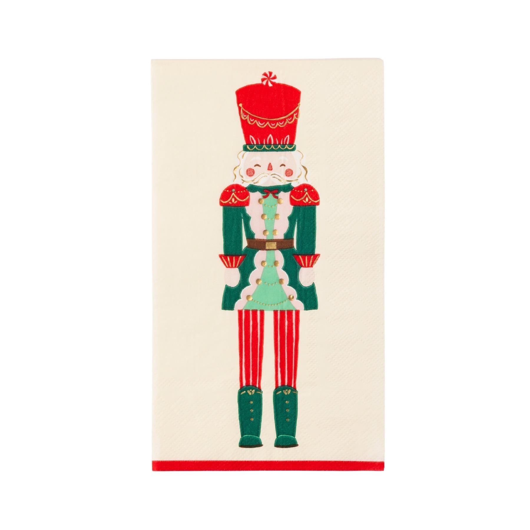 Nutcracker Guest Towel Napkins 20ct - Stesha Party