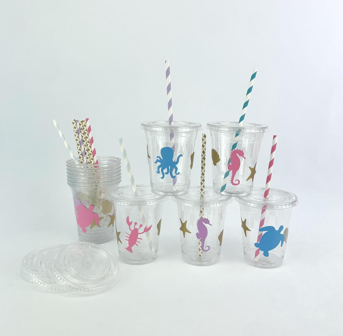 Ocean Party Cups 12ct - Stesha Party