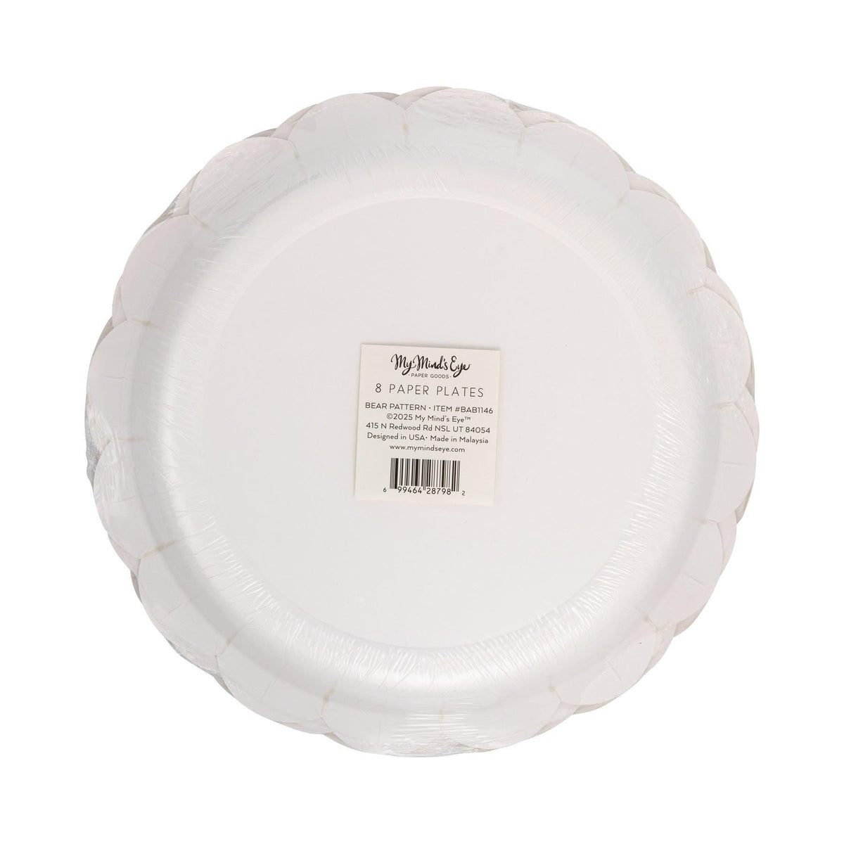 Oh Baby Gold Foil Plates 8ct - Stesha Party