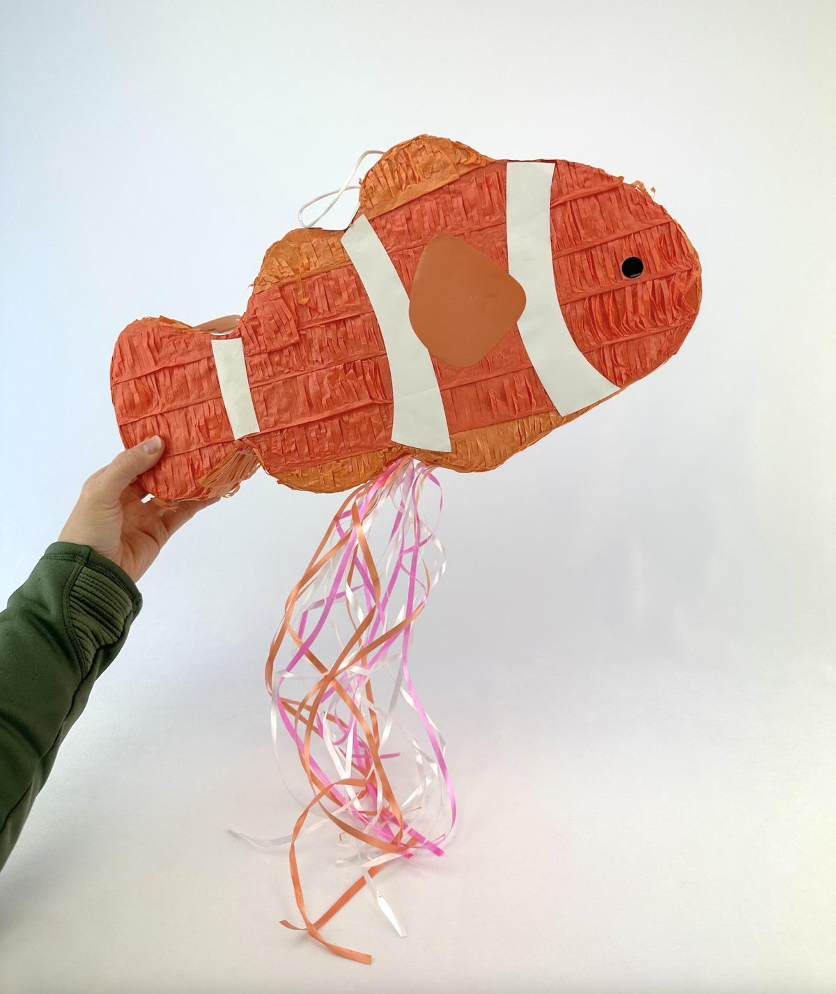 Orange Clown Fish Birthday Party Pinata - Stesha Party