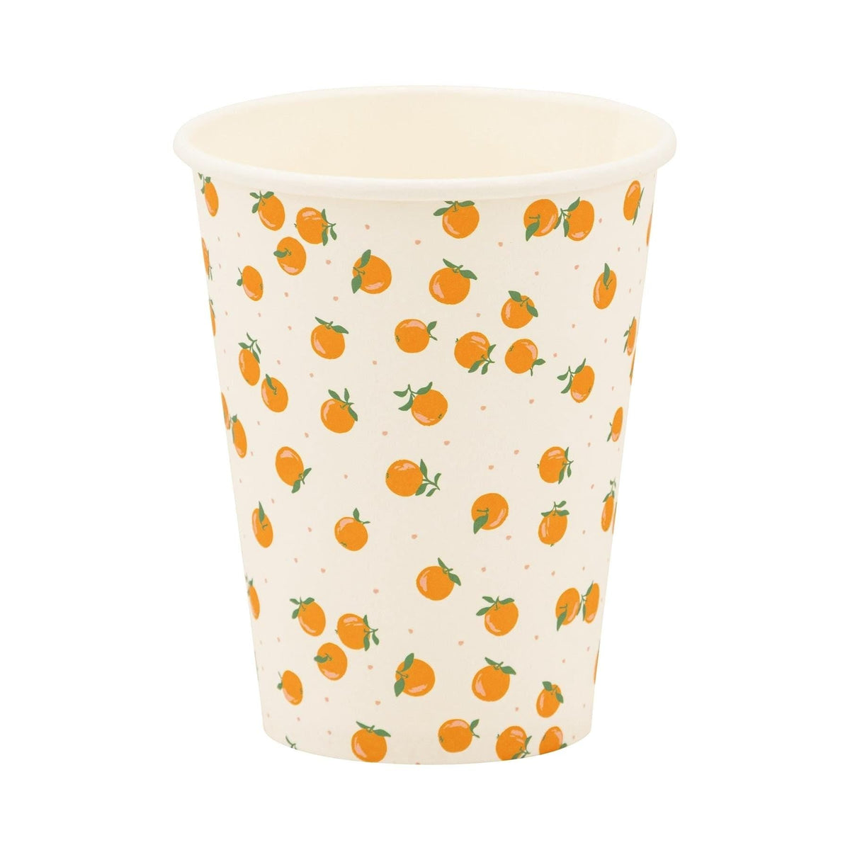 Orange Print Cups 8ct - Stesha Party