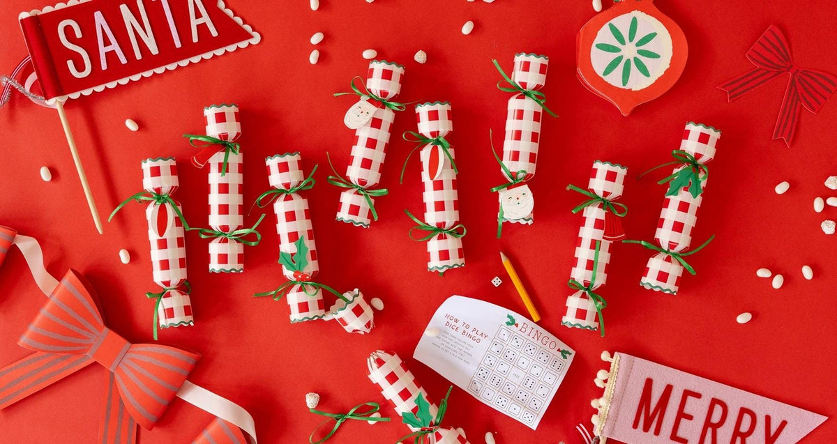 Ornament Shaped Christmas Cocktail Napkins 24ct - Stesha Party