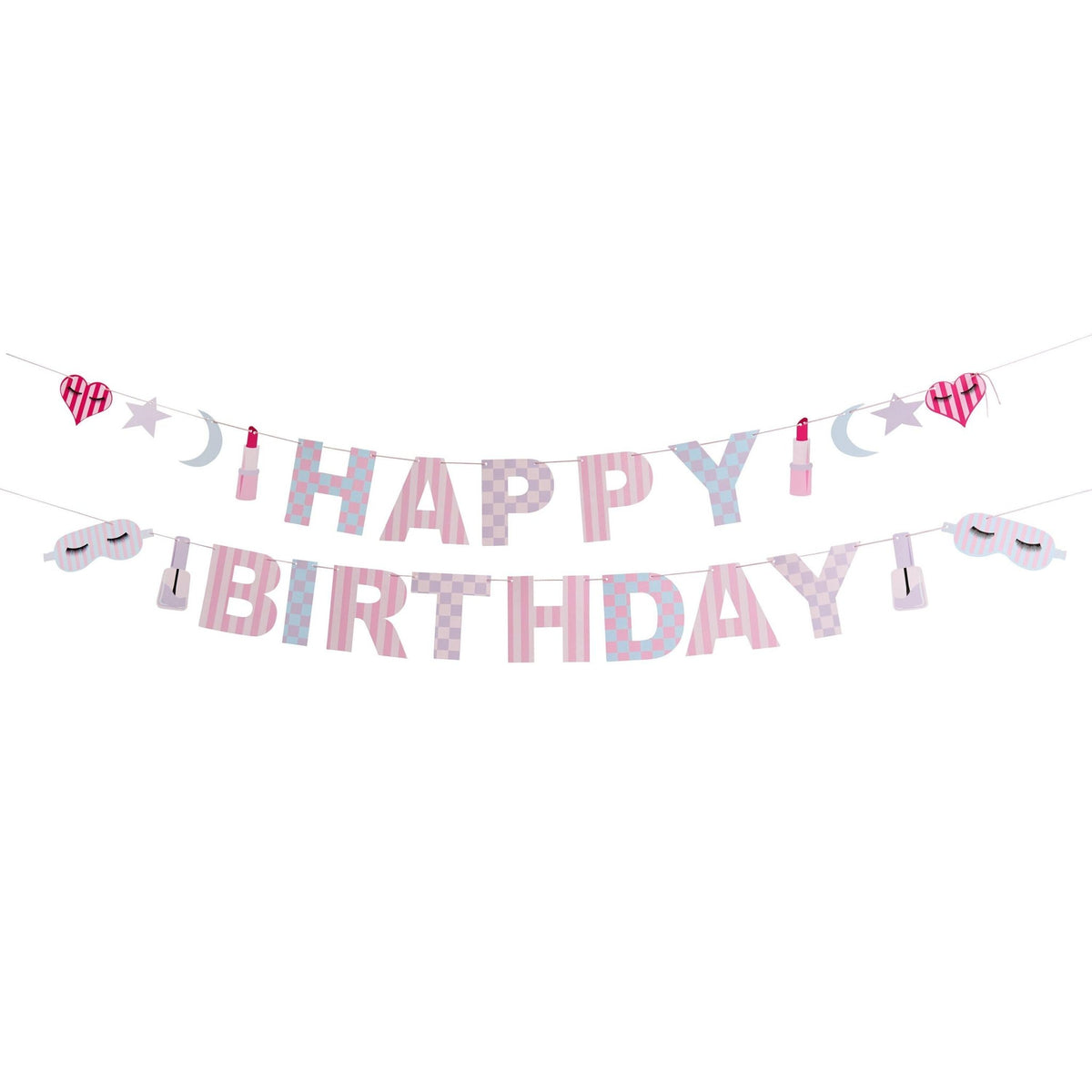 Pamper Party Happy Birthday Banner - Stesha Party