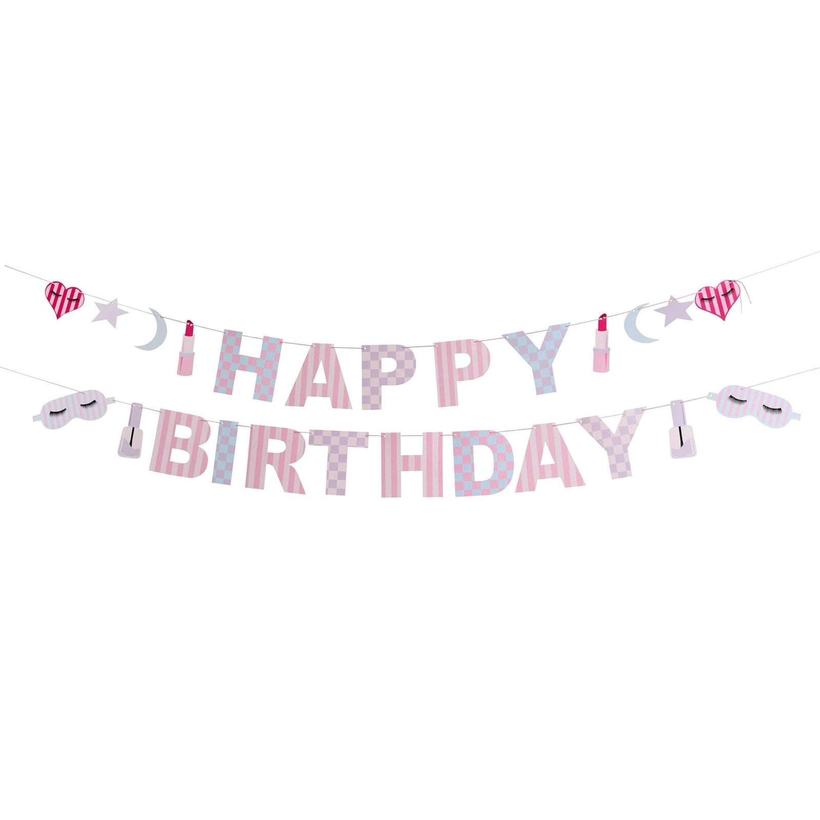 Pamper Party Happy Birthday Banner - Stesha Party