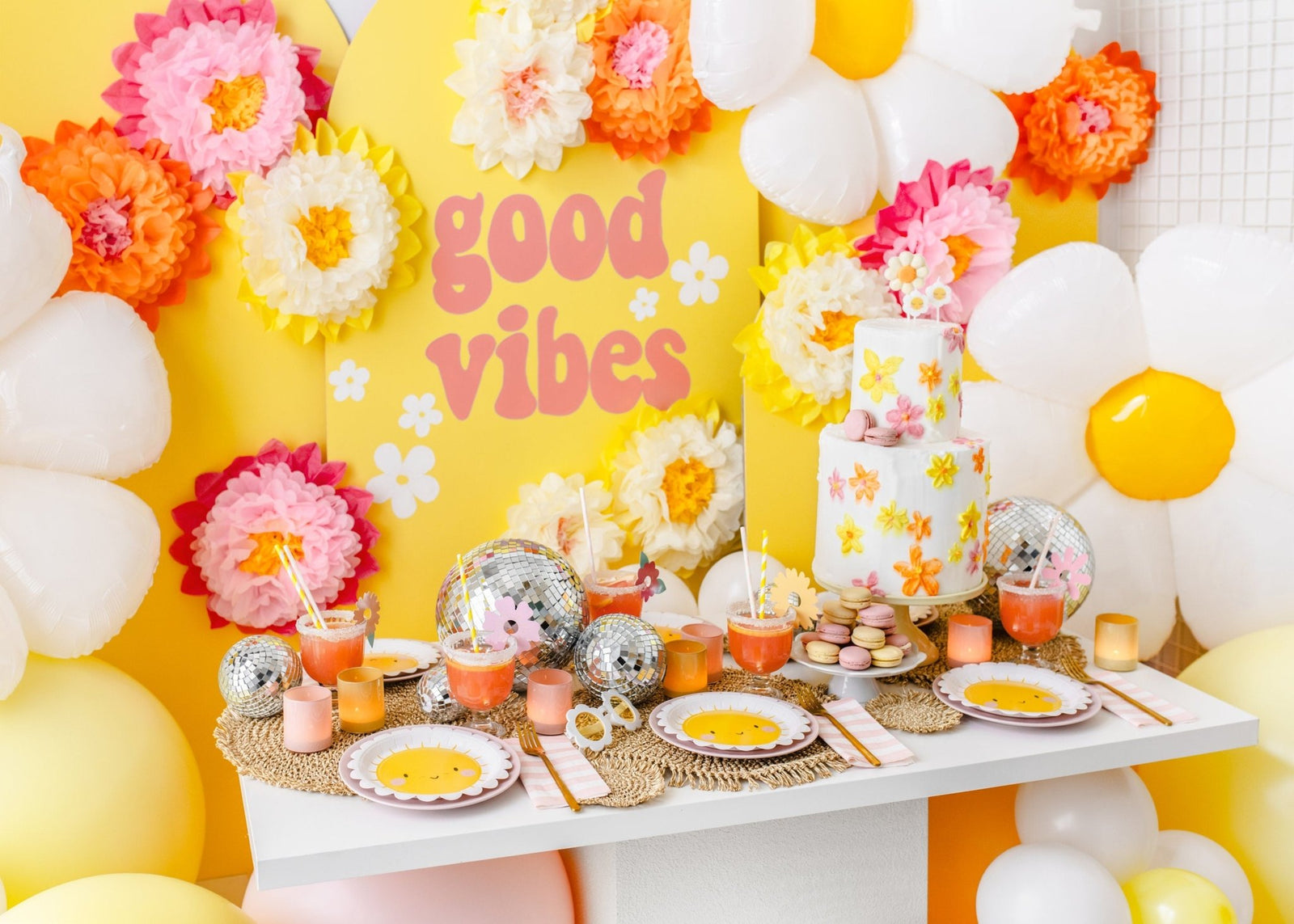 Paper Flower Decorations - Stesha Party