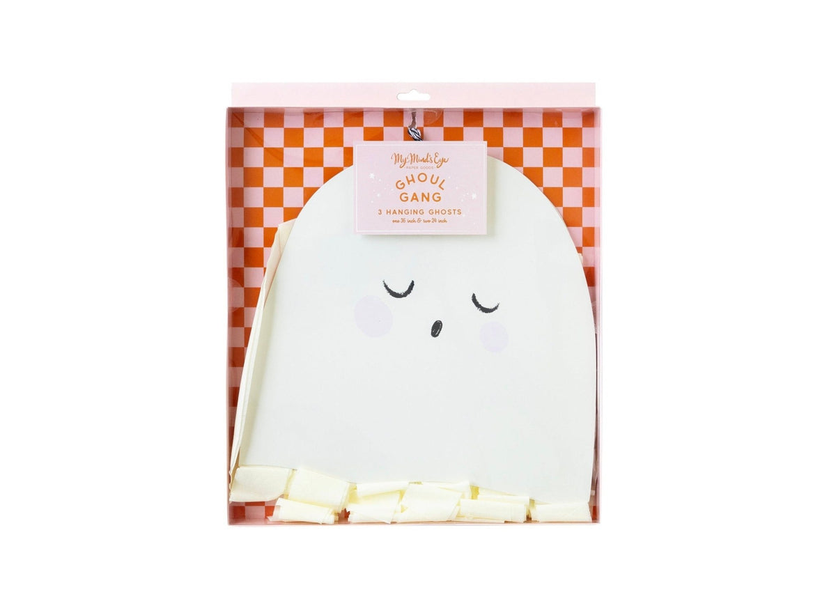 Paper Ghost Hanging Party Decorations - Stesha Party