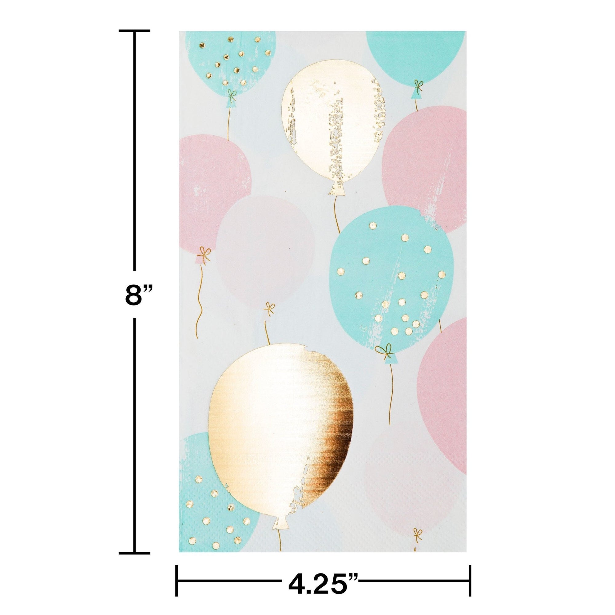 Creative Converting Gender Reveal Party Plates - Pink & Blue, 8 Count, 7 Inch