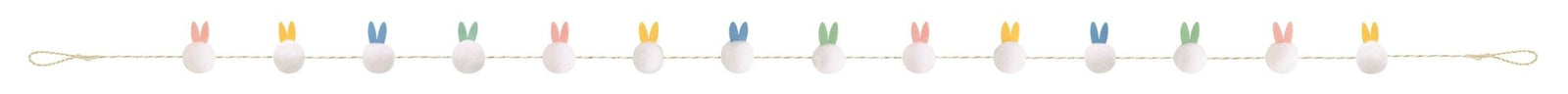 Pastel Bunny Felt Garland - Stesha Party