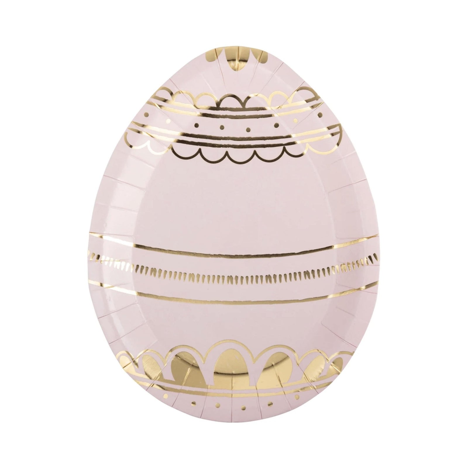 Pastel Easter Egg Plates 9ct - Stesha Party