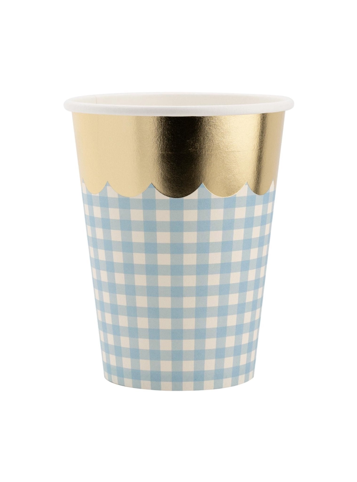 Pastel Gingham Party Cups - Stesha Party