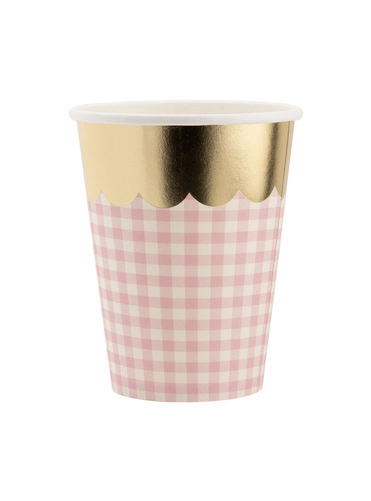 Pastel Gingham Party Cups - Stesha Party