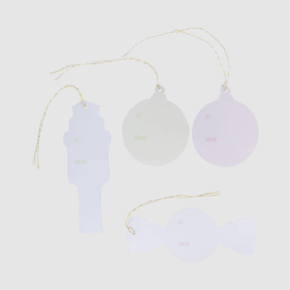 Pastel Nutcracker Gift Tag Set - Stesha Party