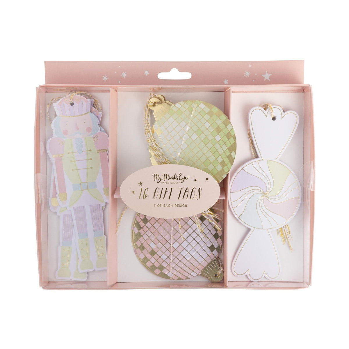 Pastel Nutcracker Gift Tag Set - Stesha Party