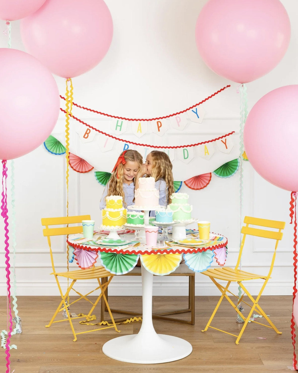 Pastel Paper Bunting Banner - Stesha Party