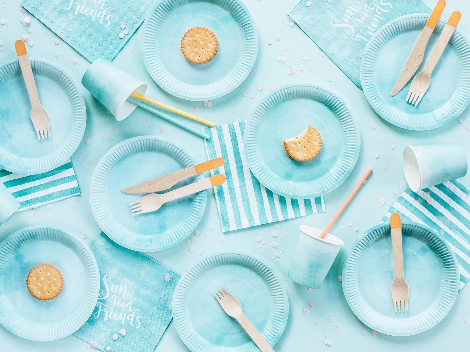 Pastel Party Straws - Stesha Party