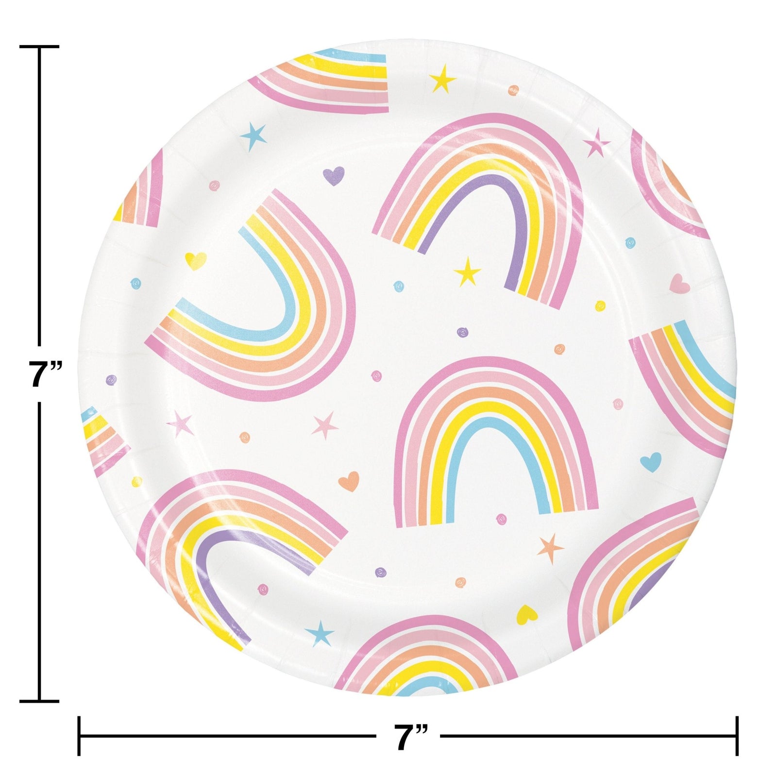 Pastel Rainbow Birthday Tableware - Stesha Party