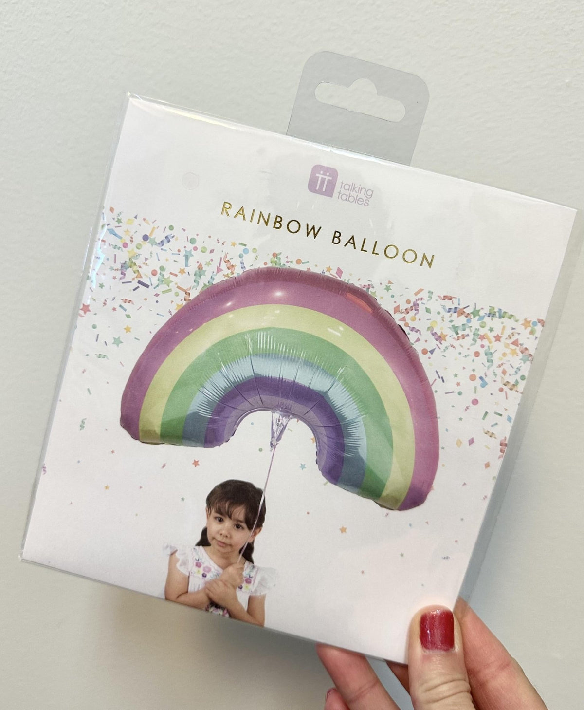 Pastel Rainbow Foil Balloon 31" - Stesha Party