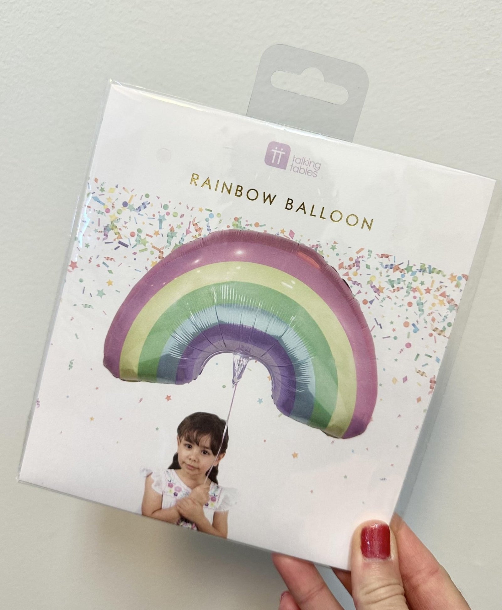 Pastel Rainbow Foil Balloon 31" - Stesha Party