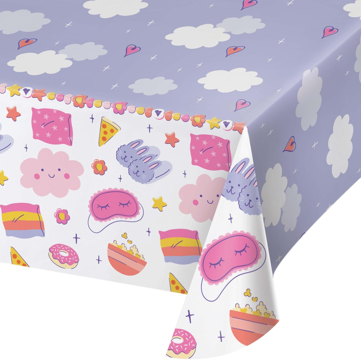 Pastel Slumber Party Tablecloth - Stesha Party