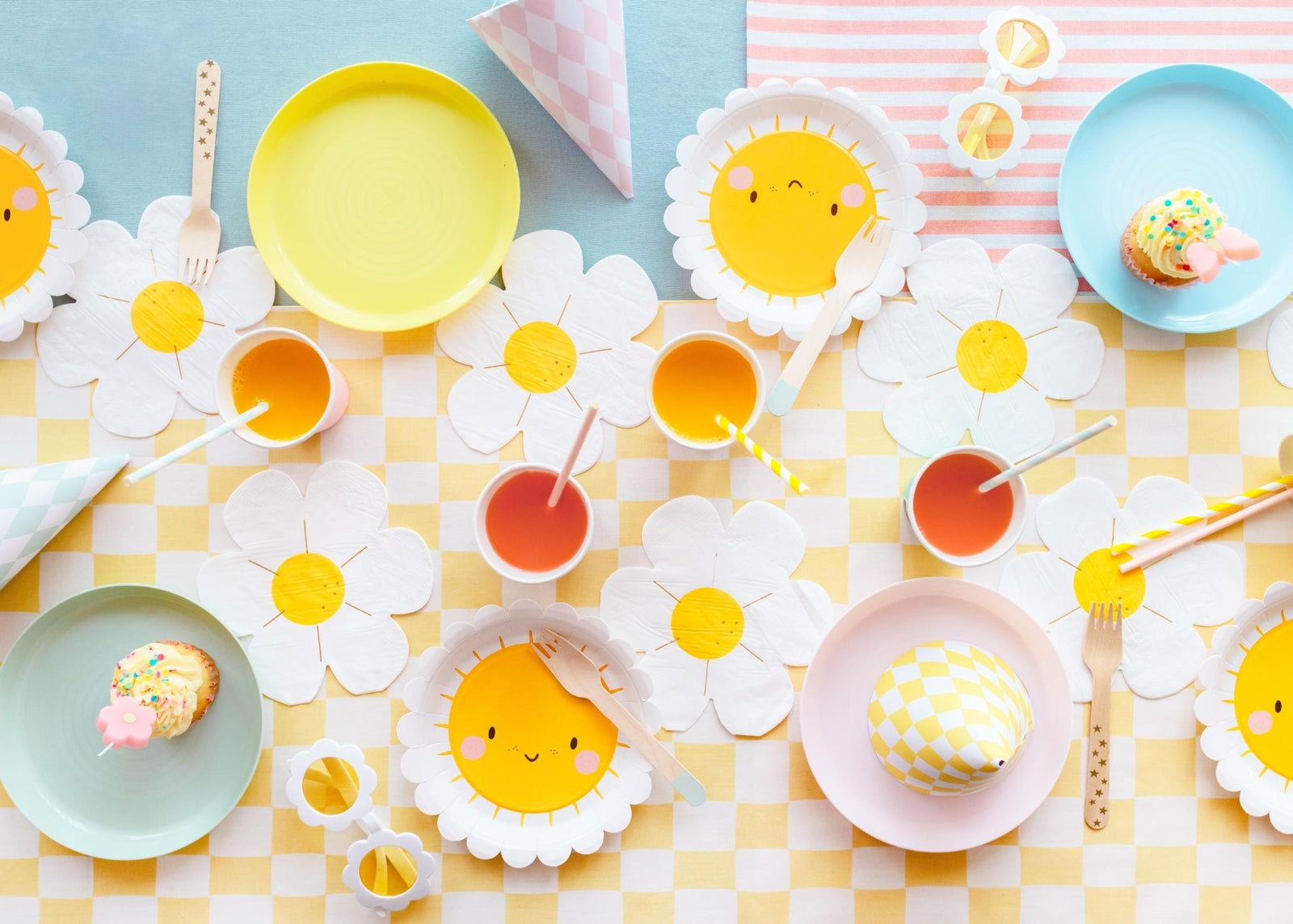 Pastel Spring Party Hats 6ct - Stesha Party