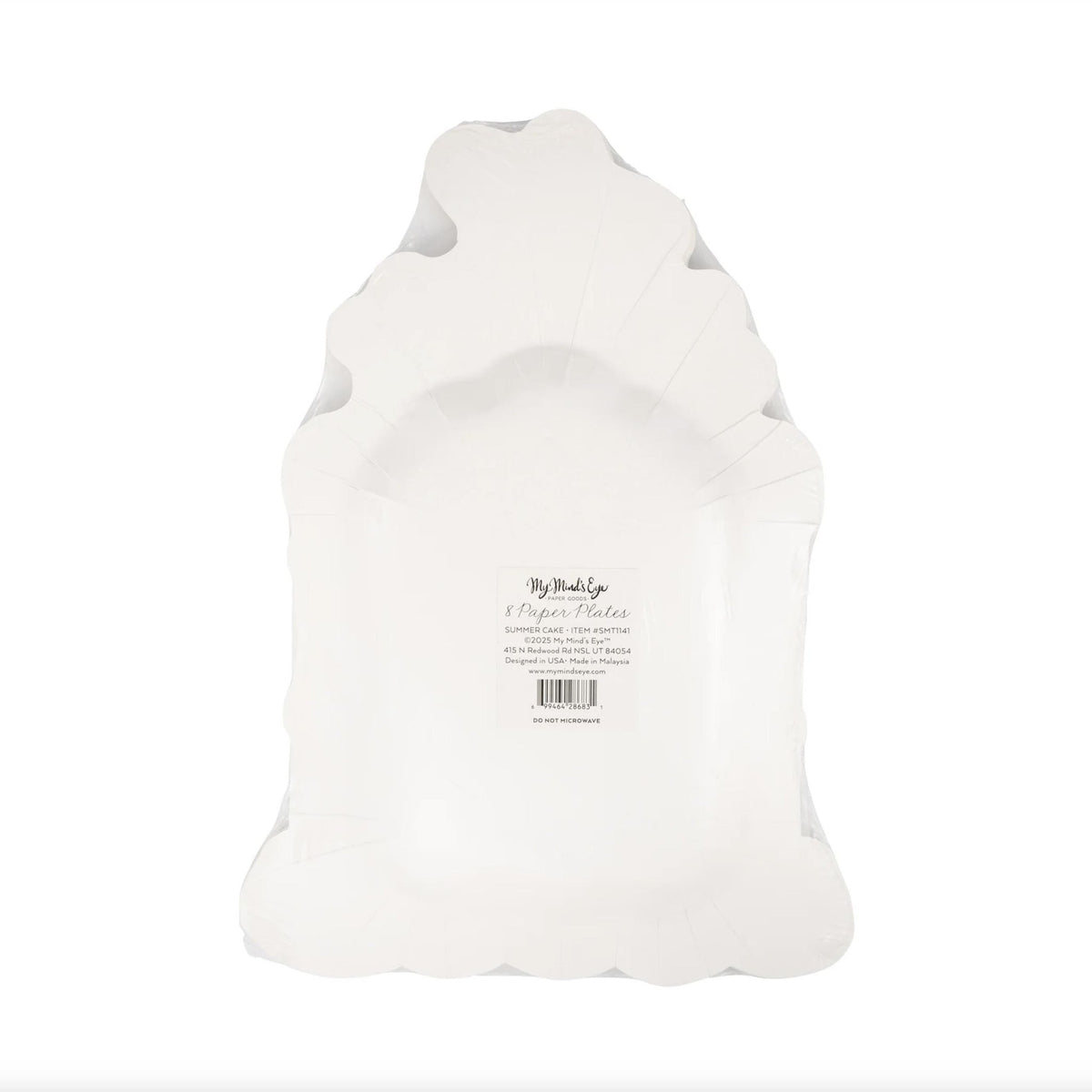 Patriotic Cake Shaped Plates 8ct - Stesha Party