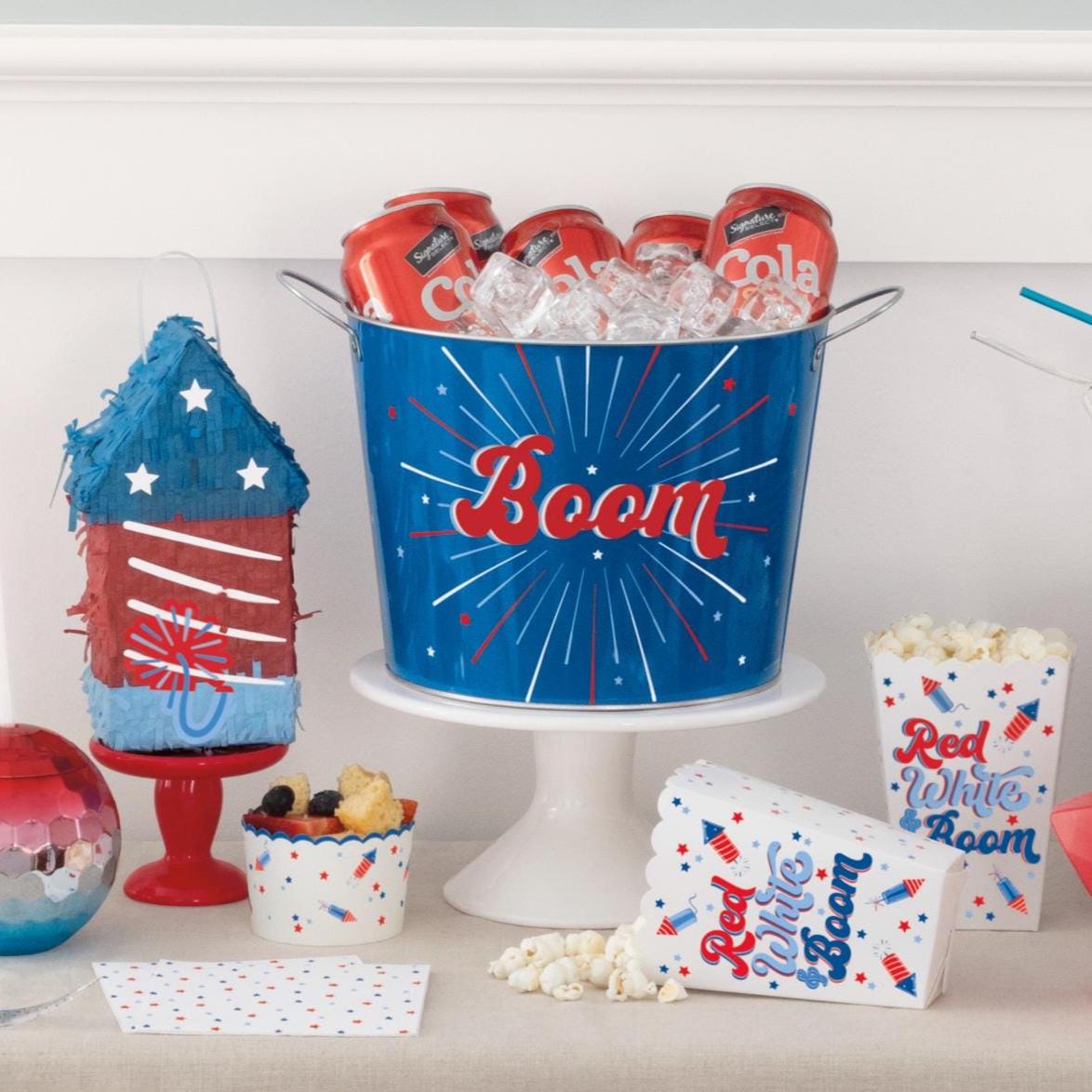 Patriotic Party Metal Bucket - Stesha Party